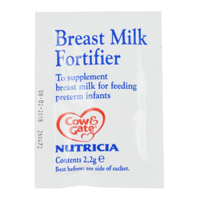 Nutricia Cow & Gate Nutriprem breastmilk fortifier Μητρικό γάλα χρησιμοποιείται σε ειδικές μονάδες φροντίδας του μωρού 2.2γρ