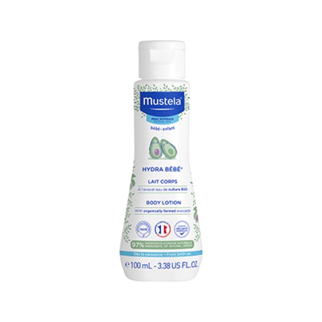 Mustela Gentle Cleansing Gel Hair And Body With Organically Farmed Avocado 100ml