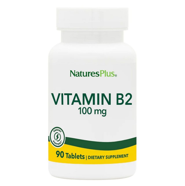 NATURE'S PLUS Vitamin B2 (Ριβοφλαβίνη) 100 mg 90tabs
