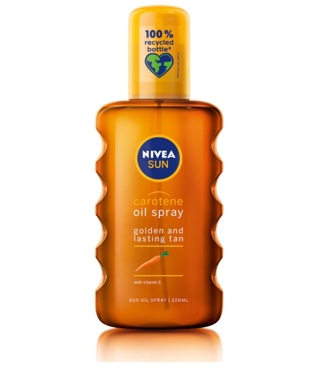 NIVEA SUN Deep Tan Oil Spray, SPF 0, 200ml