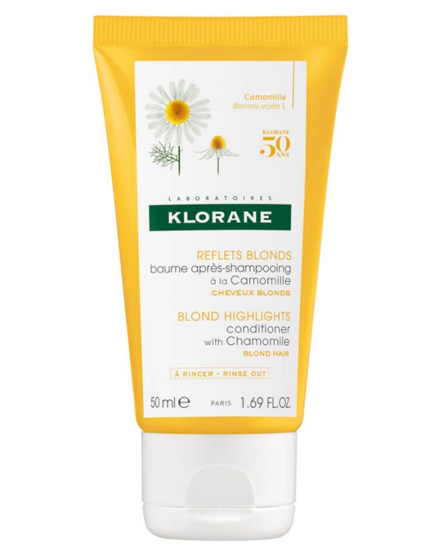 Klorane Blond Highlights Conditioner with Chamomile  Blond Hair 50ml