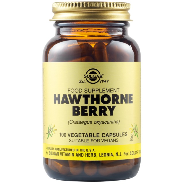 SOLGAR HAWTHORNE BERRY 520MG 100VCAP