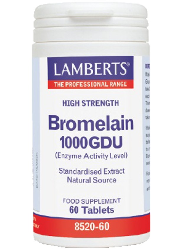 LAMBERTS BROMELAIN 1000MG 60CAPS