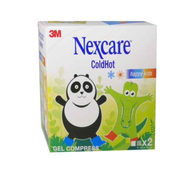 3M Nexcare Cold Hot Happy Kids Παγοκύστη και Θερμοφόρα 11cm Χ 12cm 2τμχ