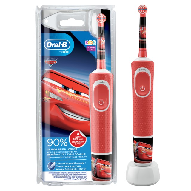 Oral-b Vitality Kids Ηλεκτρική Οδοντόβουρτσα Cars για Παιδία 3+