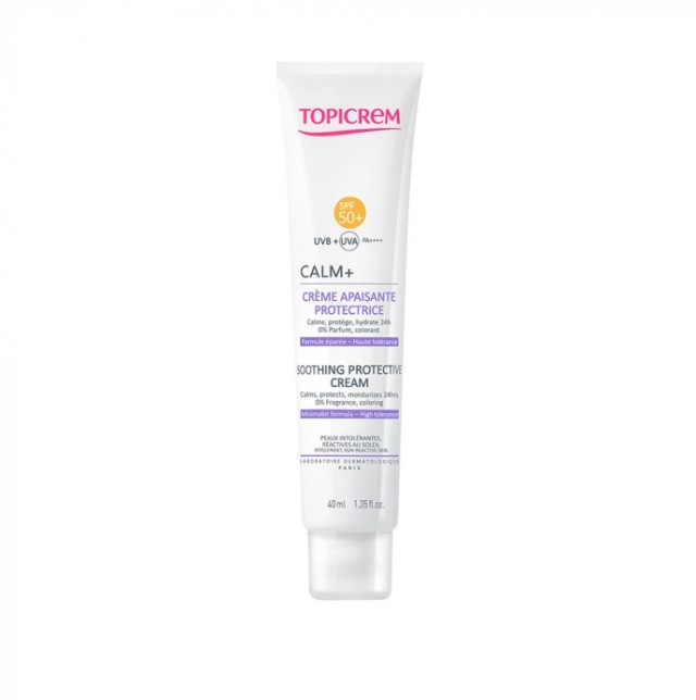 Topicrem Calm+ Soothing Protective Cream SPF50+ 40ml