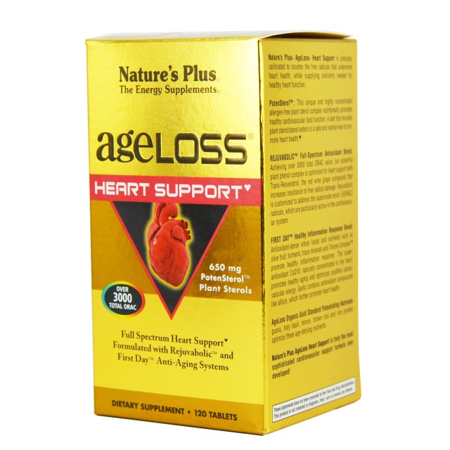 NATURE'S PLUS AgeLoss Heart Support 120tabs