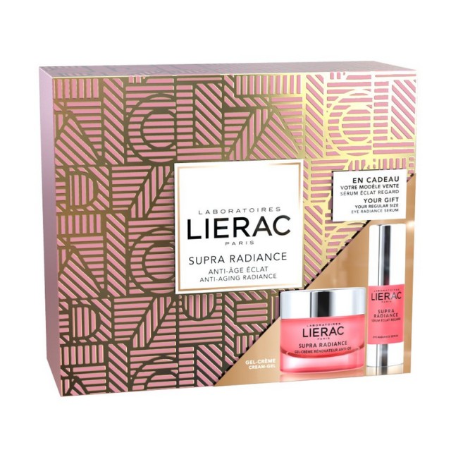 Lierac Set Supra Radiance Anti-ox Creme Gel για Κανονική - Μικτή Επιδερμίδα 50ml + Lierac Supra Radiance Eye Serum 15ml