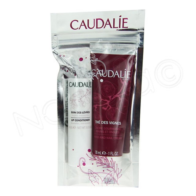 Caudalie The Des Vignes Κρέμα Χεριών ,30ml + Lip Conditioner 4,5gr