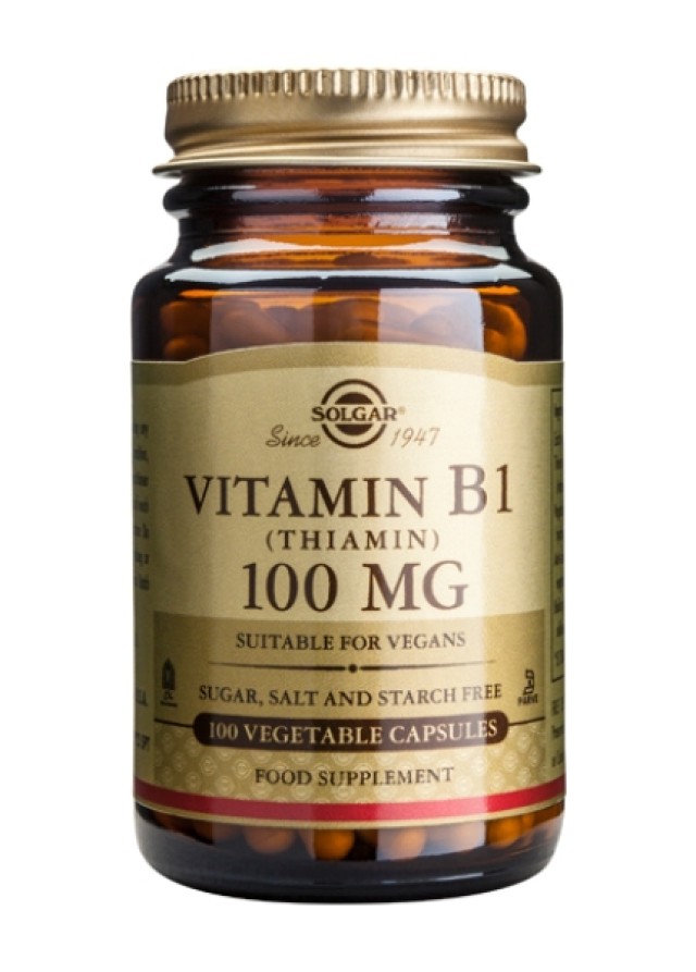 SOLGAR B1 100MG VEGETABLE 100CAP