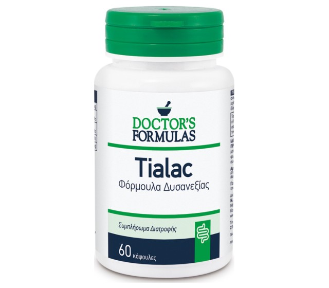 Doctor's Formulas Tialac - Φόρμουλα Δυσανεξίας Στη Λακτόζη 60 κάψουλες