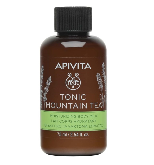Apivita Mini Γαλάκτωμα Tonic Mountain Tea για Ενυδάτωση Σώματος 75ml