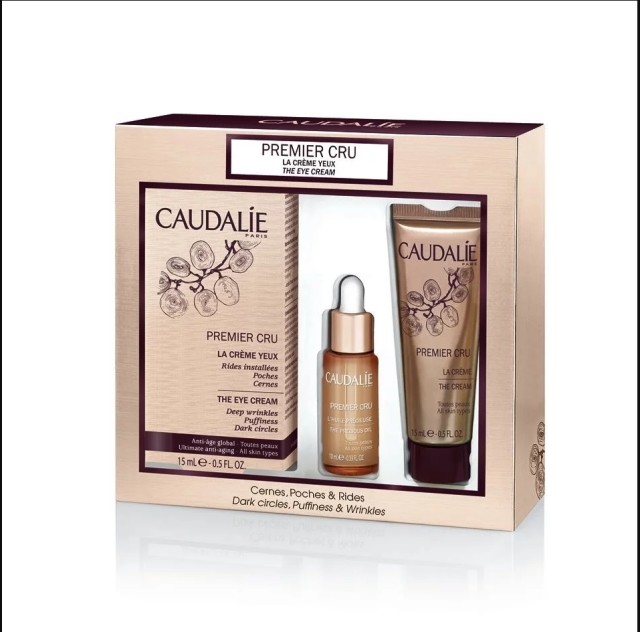 CAUDALIE PROMO PACK PREMIER CRU La Creme Yeux 15ml + ΔΩΡΟ PREMIER CRU L'Huile Precieuse 10ml + PREMIER CRU La Creme 15ml