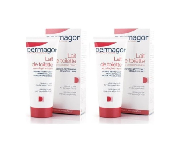 Inpa Dermagor Lait De Toilette Au Collagene 2 X 100ml -30%