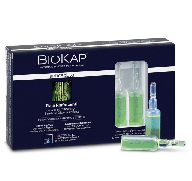 Biokap Amp Αμπούλες για τα Μαλλιά κατά της Τριχόπτωσης 12x7ml
