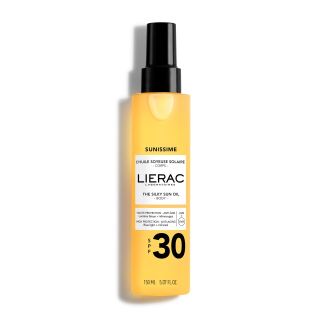 Lierac Sunissime The Silky Sun Oil Αντηλιακό Λάδι Σώματος Spray Spf30 150ml