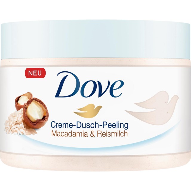 Dove Scrub Macadamia 225ml