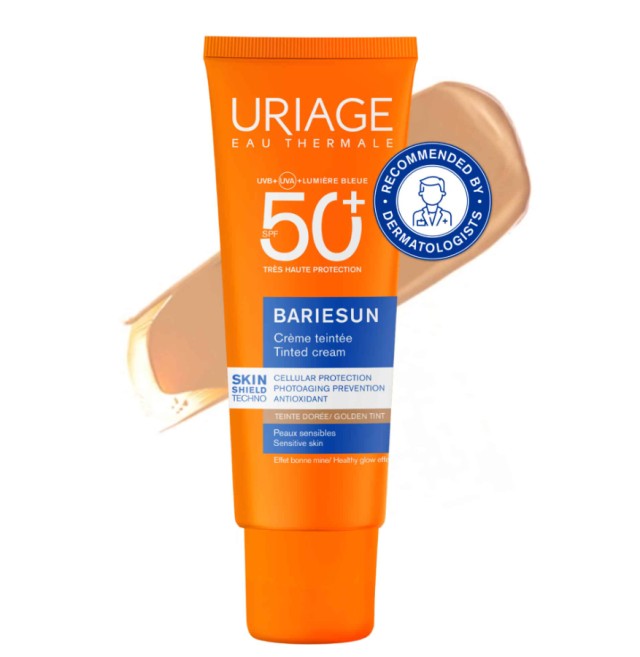 Uriage Bariesun Tinted Cream Spf50+ Αντηλιακή Κρέμα Προσώπου με Χρώμα 50ml