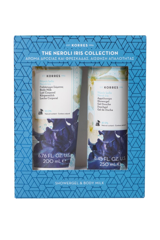 Korres Set Αφρόλουτρο Neroli Iris 250ml & Γαλάκτωμα Σώματος Neroli Iris 200ml