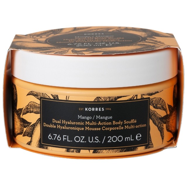 Korres Dual Hyaluronic Multi-Action Body Souffle Mango 200ml