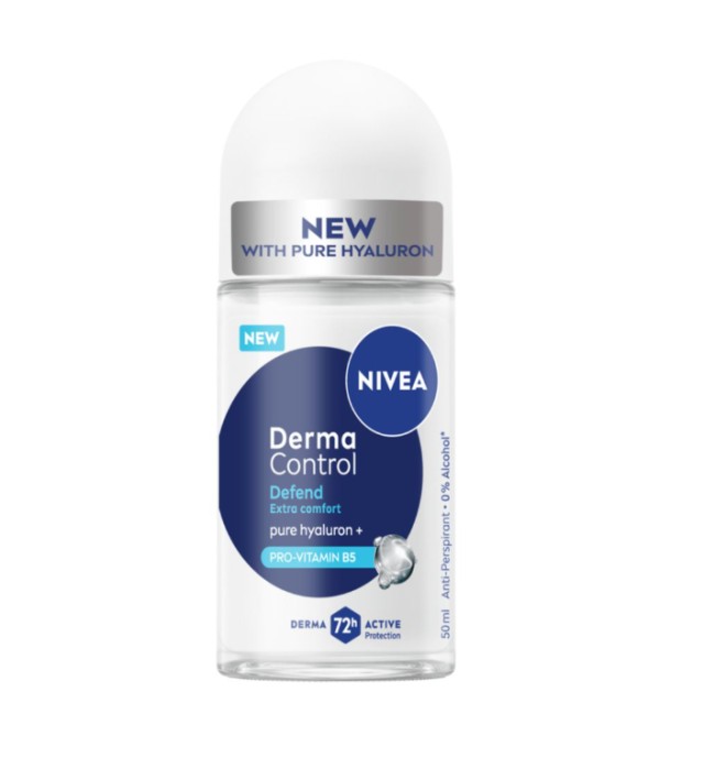 Nivea Deo Derma Control Defend Roll-On Γυναικείο Αποσμητικό 50ml