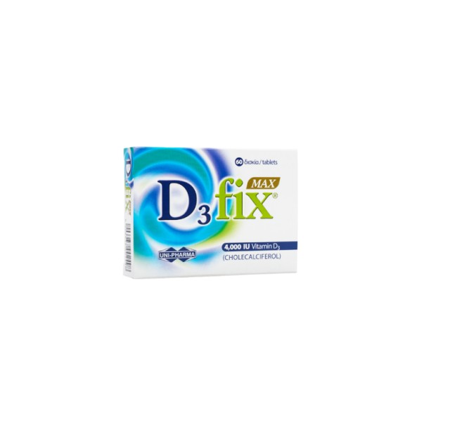 UNIPHARMA D3 Fix Max 4000 IU 60tabs