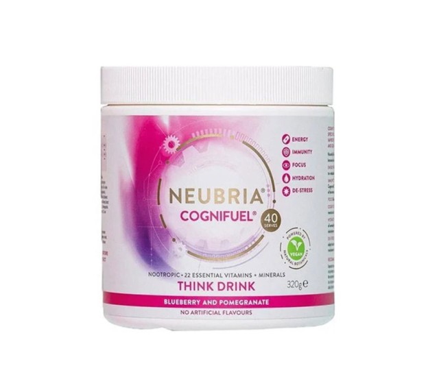 Neubria Cognifuel Pomegranate-Blueberry Νοοτροπική Πολυβιταμίνη Για Πνευματική Απόδοση 160gr