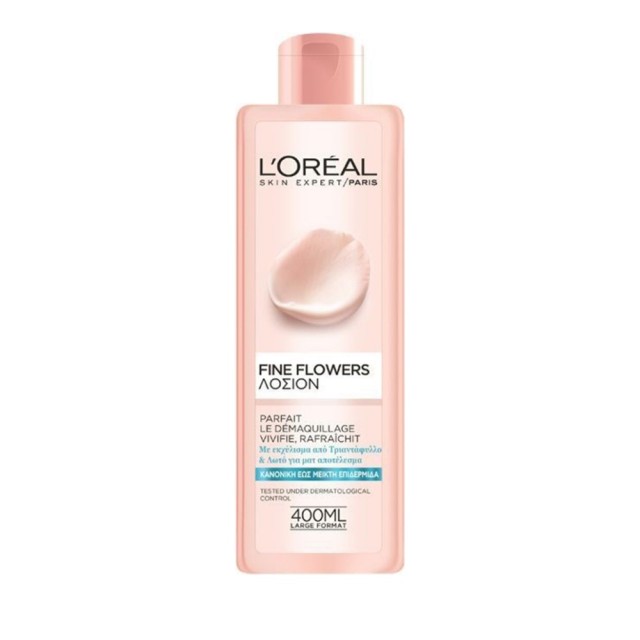 L'Oreal Paris Fine Flowers Τονωτική Λοσιόν για Κανονική - Mικτή Επιδερμίδα 400ml