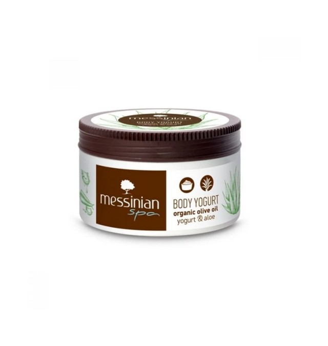 Messinian Spa Organic Olive Oil Yogurt & Aloe Ενυδατική Κρέμα Σώματος με Aloe Vera για Ξηρές Επιδερμίδες 250ml