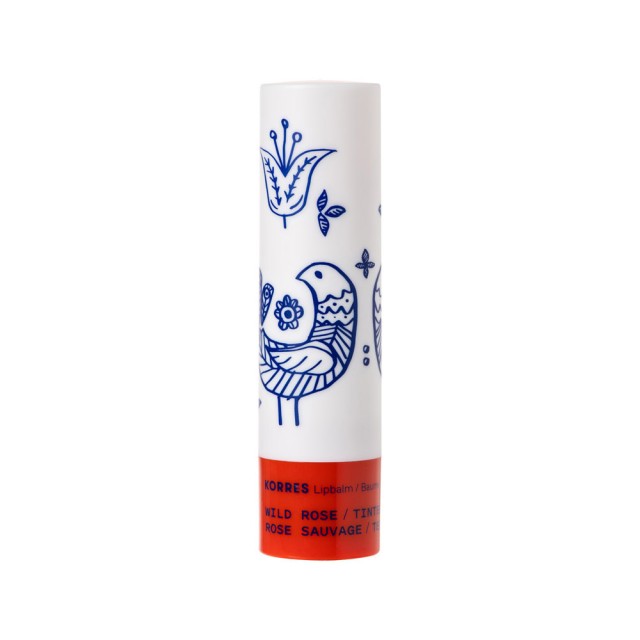 Korres Lip Balm Wild Rose Tinted Ενυδατική Φροντίδα για Χείλη με Άγριο Τριαντάφυλλο με Χρώμα, 4,5g