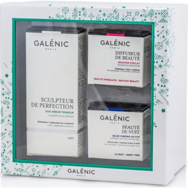 GALENIC PROMO PACK SCULPTEUR DE PERFECTION  Duo Serum Tenseur 30ml & Diffuseur de Beaute 15ml & Beaute De Nuit 15ml