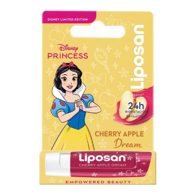 Liposan Empowered Beauty Disney Princess Lip Balm Cherry Apple Dream 4,8gr