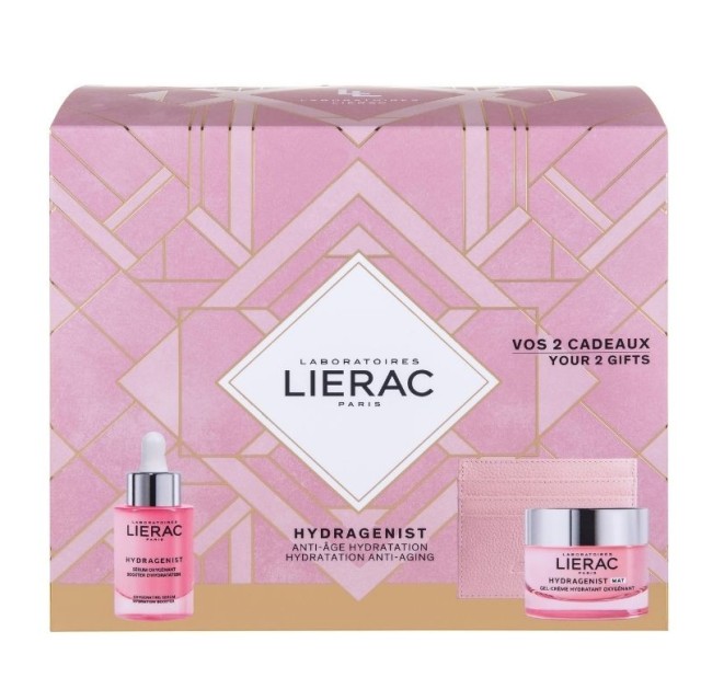 Lierac Set Hydragenist Serum 30ml & ΔΩΡΟ Hydragenist Mat Gel-Cream 50ml & ΔΩΡΟ Θήκη για Κάρτες