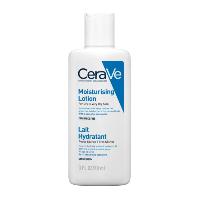 CeraVe Moisturising Lotion Ενυδατικό Γαλάκτωμα για Ξηρό - Πολύ Ξηρό Δέρμα 88ml