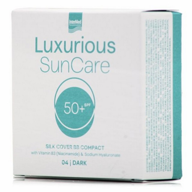 Intermed Luxurious SunCare SPF50+ Silk Cover BB Compact 04 Dark 12gr