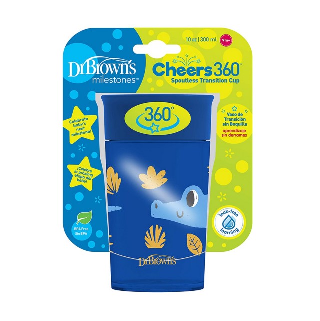 Dr.Brown’s Cheers 360° Κύπελλο Μπλέ 300ml TC01094