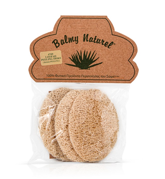 Vican Balmy Naturel Loofah Peeling Disks Δίσκοι Απολέπισης 3τμχ