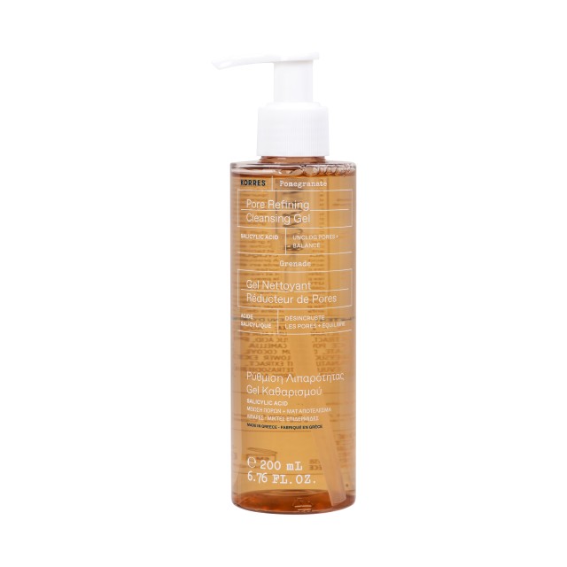 Korres Ρόδι Pore Refining Cleansing Gel 200ml