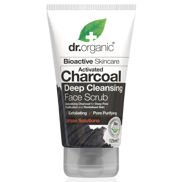 Dr.Organic Activated Charcoal Deep Cleansing Face Scrub 125ml