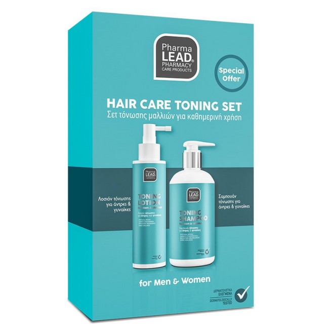 Pharmalead Hair Toning Set  για Άνδρες&Γυναίκες με Σαμπουάν Τόνωσης 250ml & Λοσιόν Τόνωσης 150ml