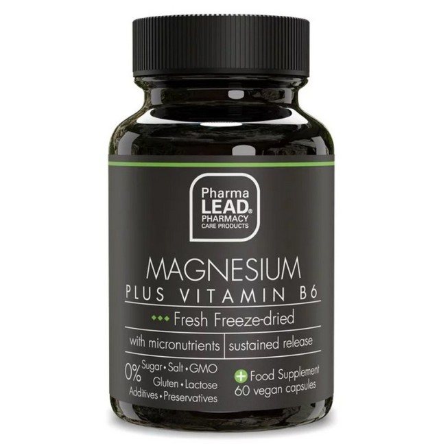 Pharmalead Black Range Magnesium Plus Vitamin B6 60caps