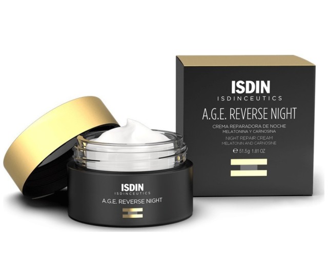 Isdin Isdinceutics Rejuvenate A.G.E. Reverse Night Κρέμα Προσώπου Νύχτας για Επιδιόρθωση με Μελατονίνη 50ml