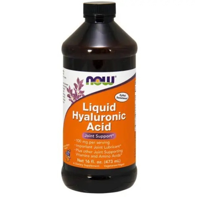 Now Foods Hyaluronic Acid Liquid 100mg 16fl oz 473,1ml
