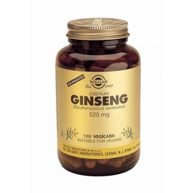 SOLGAR SIBERIAN GINSENG 520MG 100VCAP