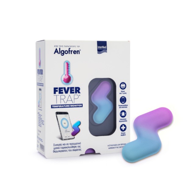 InterMed Fever Trap Temperature Monitor - Ασύρματο Απαναφορτιζόμενο Θερμόμετρο Συνεχούς Παρακολούθησης