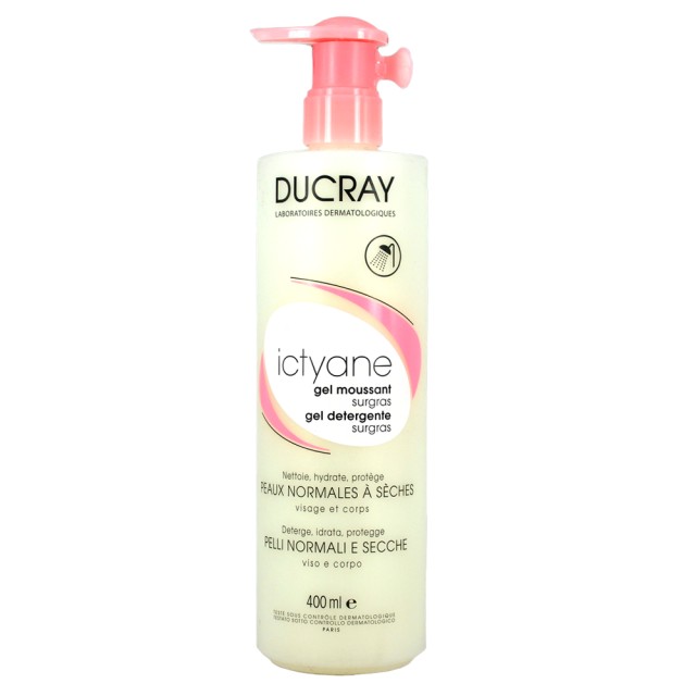 DUCRAY ICTYANE GEL MOUSSANT SURGRAS 400ml