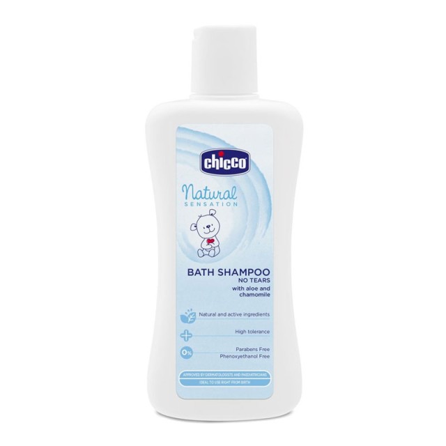 Chicco Natural Sensation Αφρόλουρο Σαμπουάν με Αλόη & Χαμομήλι 200ml