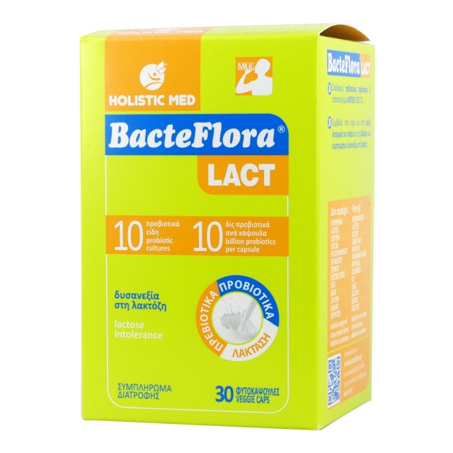 Holistic Med Bacteflora Lact 30Caps