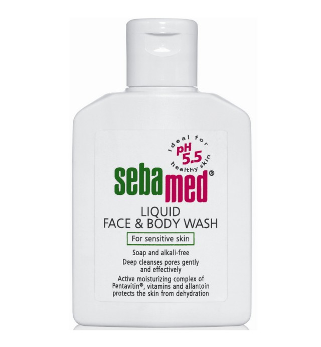 SEBAMED LIQUID WASH FACE & BODY 200ML