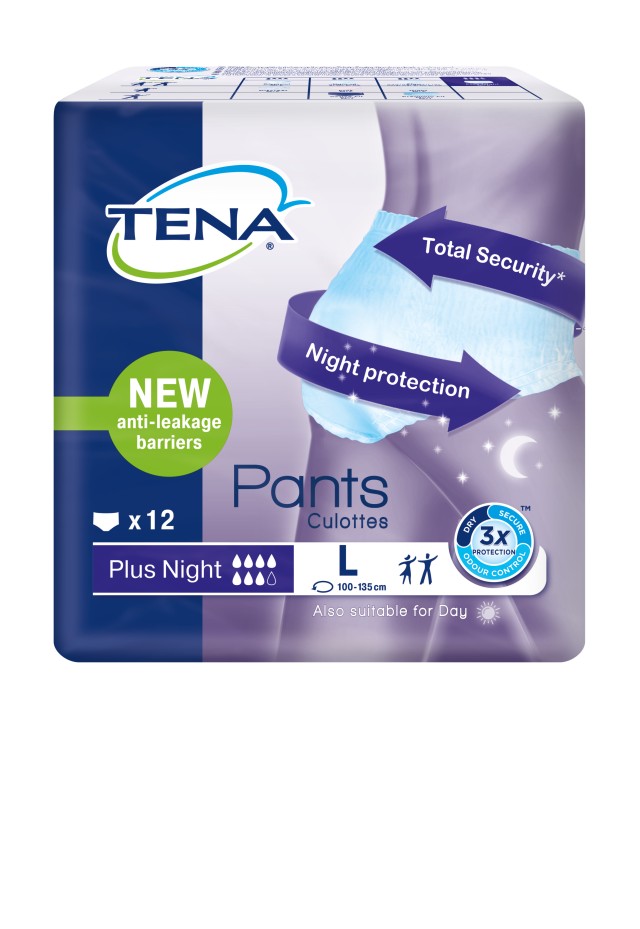 Tena Pants Plus Night Large Πάνα - Εσώρουχο μιας Χρήσης 12τμχ
